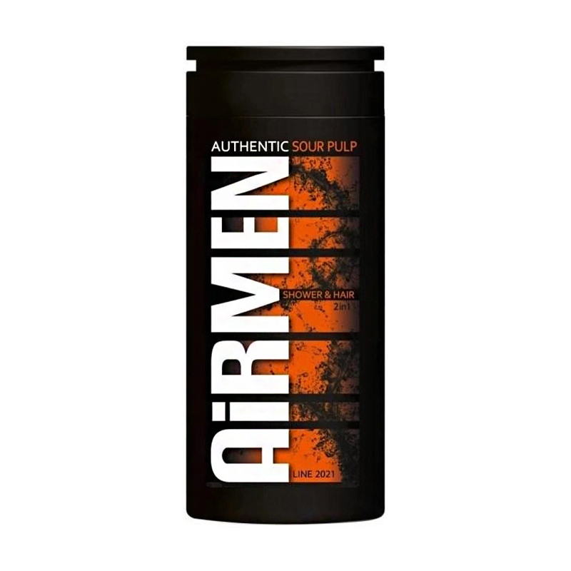 Чоловічий гель для душу та шампунь 2 в 1 Authentic Toya Aroma Airmen Shower &amp; Hair Кислий присмак, 400 мл
