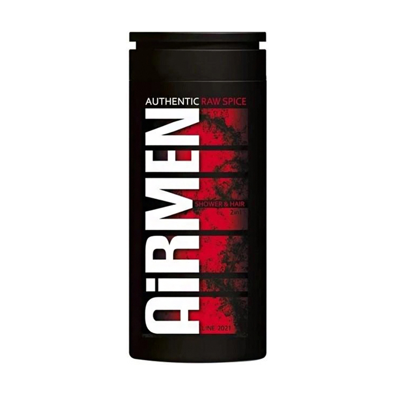 Чоловічий гель для душу та шампунь 2 в 1 Authentic Toya Aroma Airmen Shower &amp; Hair Свіжа пряність, 400 мл